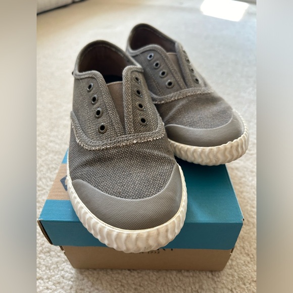Sperry Sayel Clew Waxy Canvas Taupe Sz 7 1/2 - Picture 5 of 15